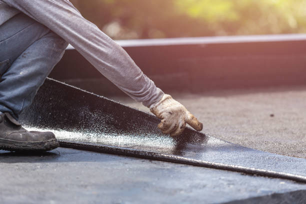 Professional Crawl Space Encapsulation technician working in Vermontville, MI